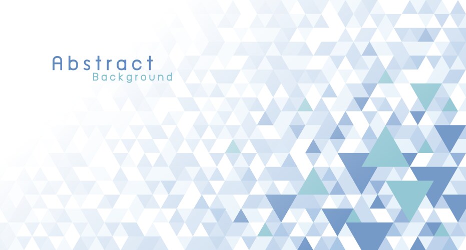 Modern white abstract background with triangles Vector Image