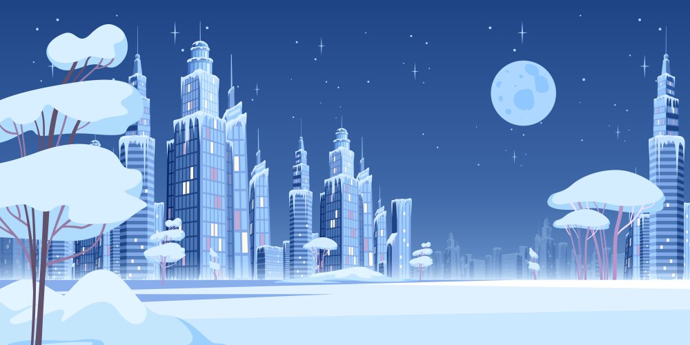 Day sun modern city skyscraper building cityscape Vector Image