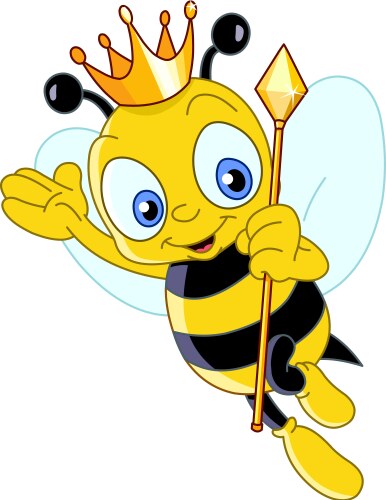 queen bee vector image