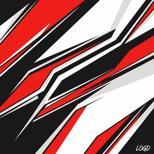 Dynamic Racing Decal Pattern – Royalty-Free Vector | VectorStock