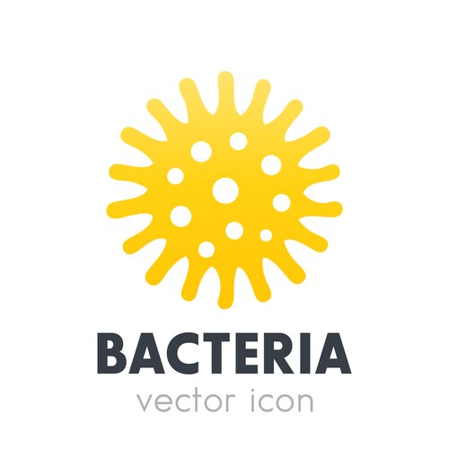 Green Microbe Icon Set – Royalty-Free Vector | VectorStock