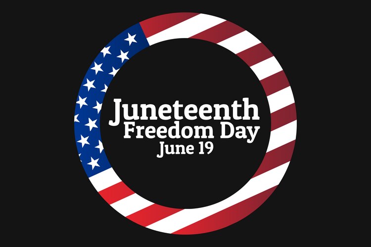 Juneteenth Freedom Day Celebration Vector Image