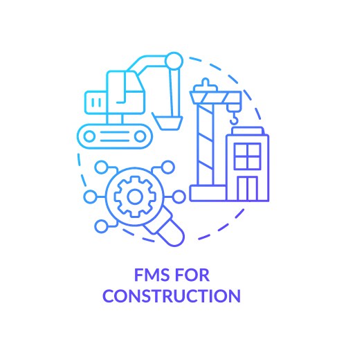 Financial objectives blue gradient concept icon Vector Image