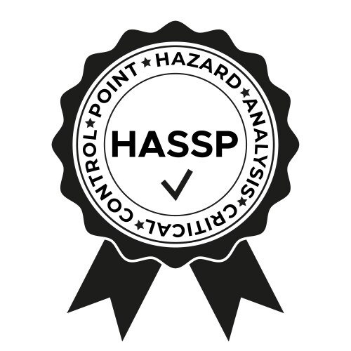 haccp stamp hazard analysis critical control vector image