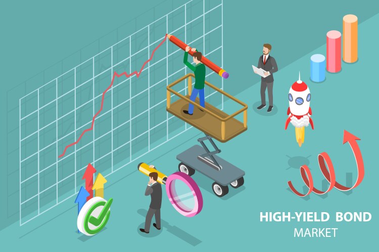 3d isometric flat conceptual Royalty Free Vector Image