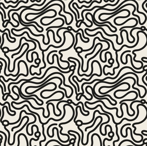 Seamless lines retro pattern Royalty Free Vector Image