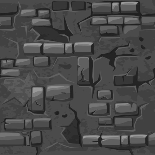 Seamless cartoon stone texture Royalty Free Vector Image