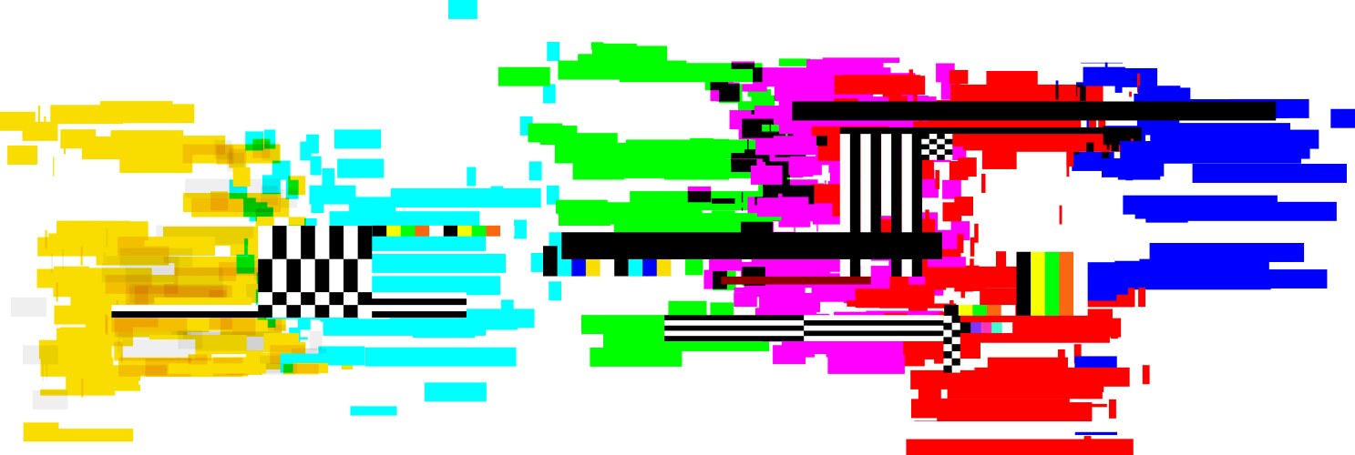 Pixel sorting effect creating an abstract vector image