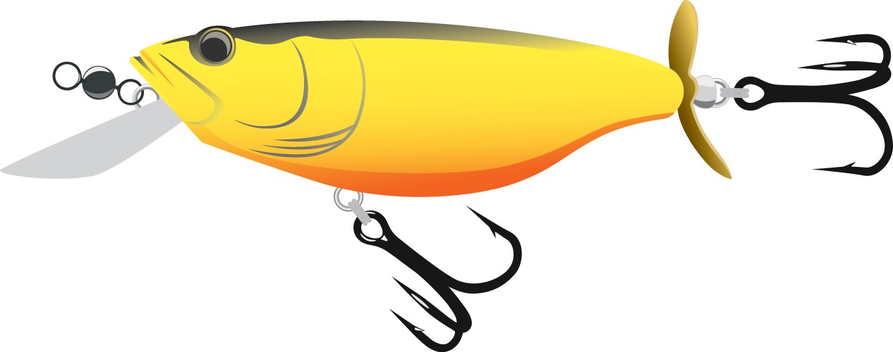 Wobbler Fishing Bait Vector Image