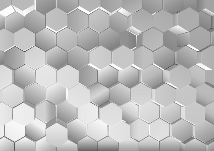 Hexagon background Royalty Free Vector Image - VectorStock