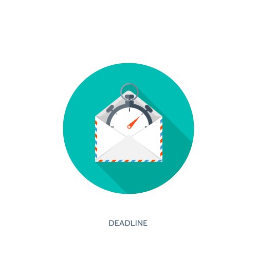 Envelope icon letter email Royalty Free Vector Image