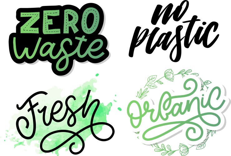 No smoking lettering Royalty Free Vector Image