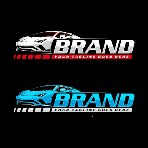 Automotive Logo Concepts Vector Image