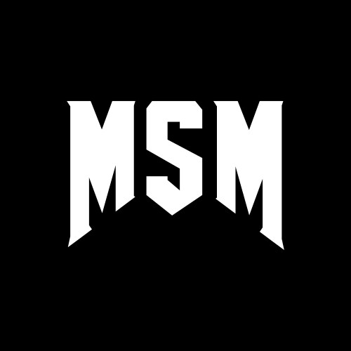 Msm logo letter design – Royalty-Free Vector | VectorStock