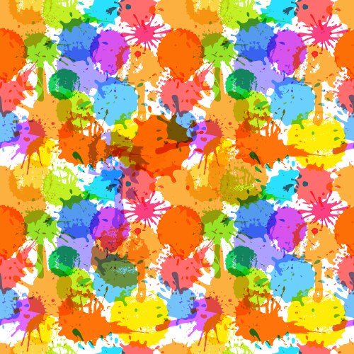 Color Blots Vector Color palette guide on transparent background Vector Image