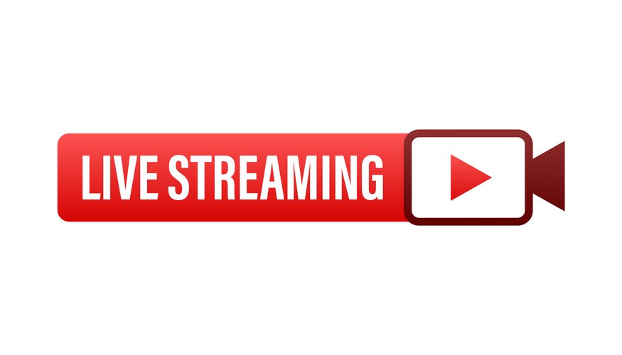 Live Streaming Sticker – Royalty-Free Vector | VectorStock