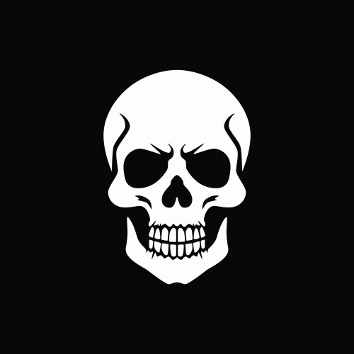 Human skull icon Royalty Free Vector Image - VectorStock
