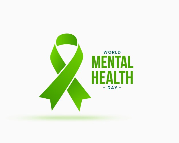 10th oct international mental health day vector image