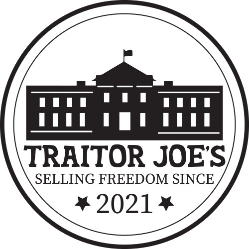 Crooked Joe - White House Sticker Vector Image