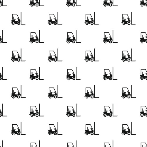Stacker loader pattern simple style vector image