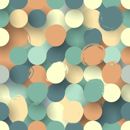 Retro Circle Pattern Background Royalty Free Vector Image