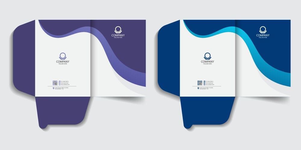 Abstract and creative file folder Royalty Free Vector Image