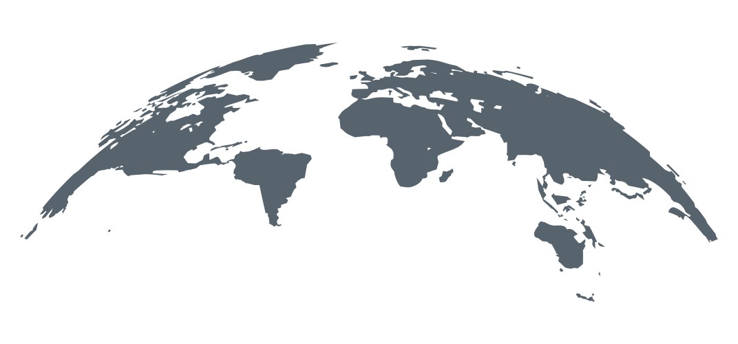 World map isolated on white background earth Vector Image