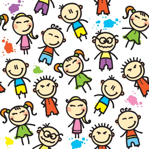 School pattern Royalty Free Vector Image - VectorStock