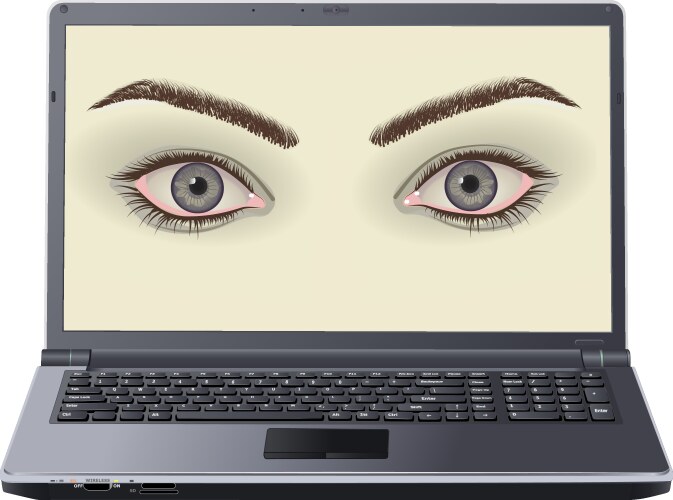 Laptop Royalty Free Vector Image Vectorstock