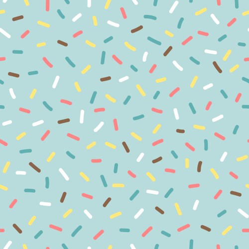 Pink confetti sprinkles seamless pattern Vector Image