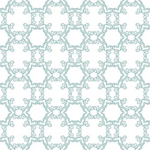 Blue molecules testile texture seamless pattern Vector Image