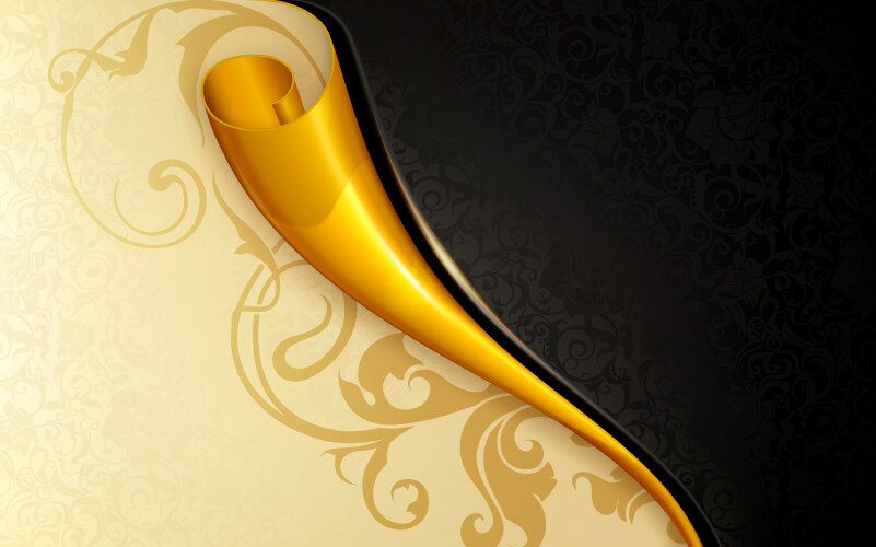 Gold background Royalty Free Vector Image - VectorStock