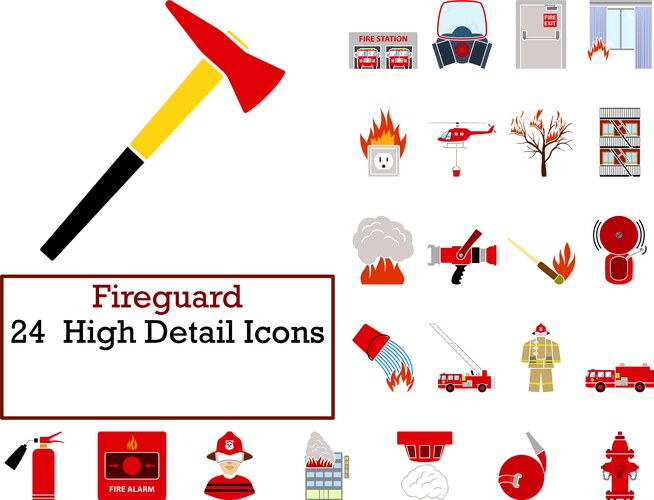 Fire exit door icon Royalty Free Vector Image - VectorStock
