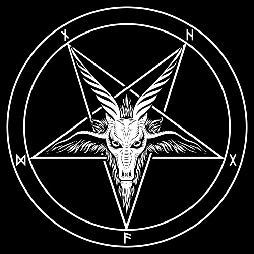 Lucifer's Goat Sigil Vector Image