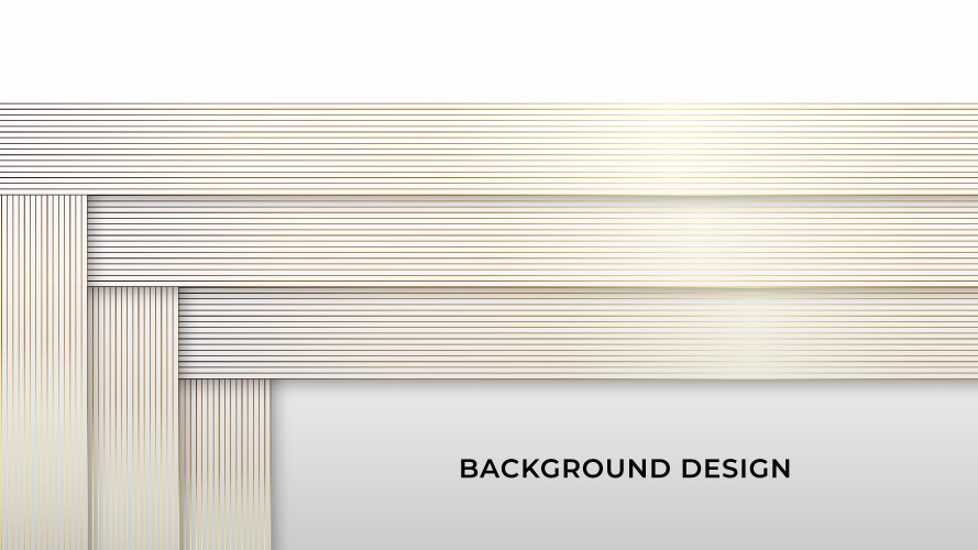 Rectangle black and gold luxury background Vector Image
