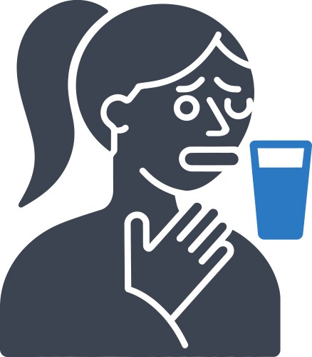 Heimlich maneuver to safe own life due choking Vector Image