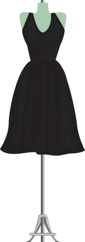 Black dress form Vector Images & Graphics for Commercial Use | VectorStock