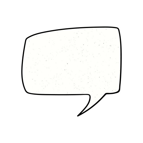 Cartoon comic speech bubble cloud for text Vector Image