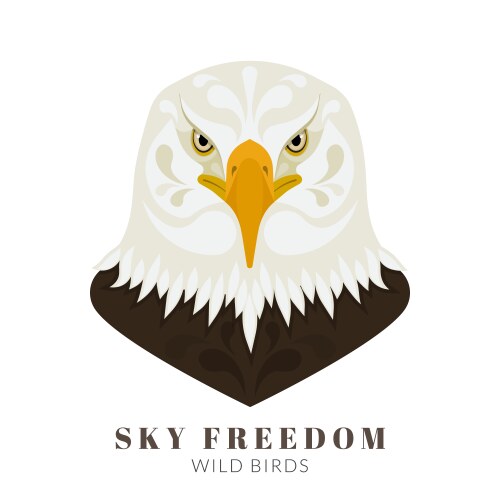 Eagle head Royalty Free Vector Image - VectorStock