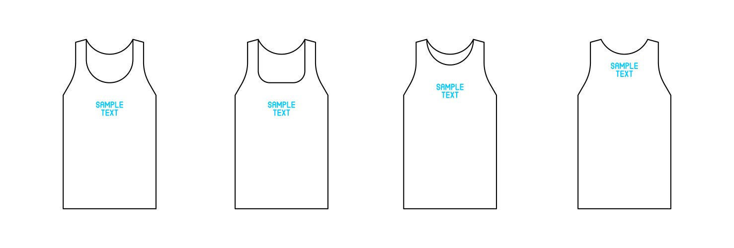 Blank white mens tshirt Royalty Free Vector Image