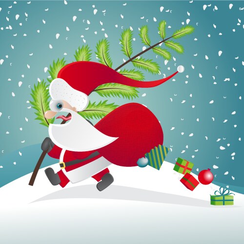 Santa claus Royalty Free Vector Image - VectorStock