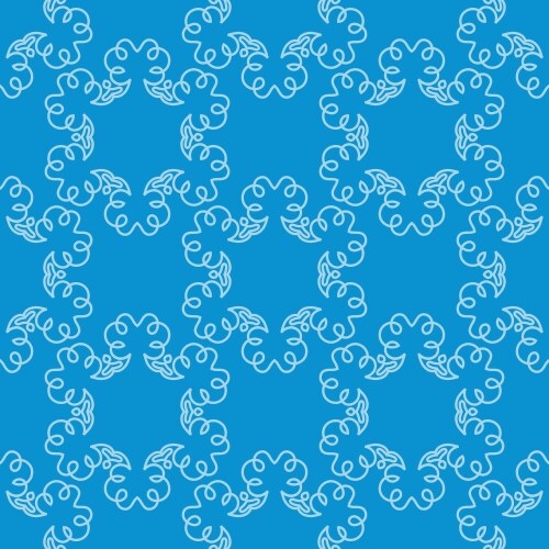 Blue abstract seamless pattern Royalty Free Vector Image