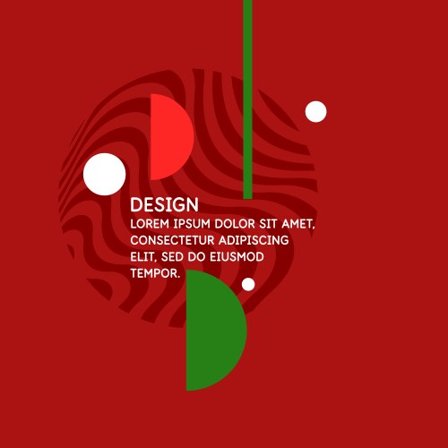 Abstract background with simple elements an image vector image