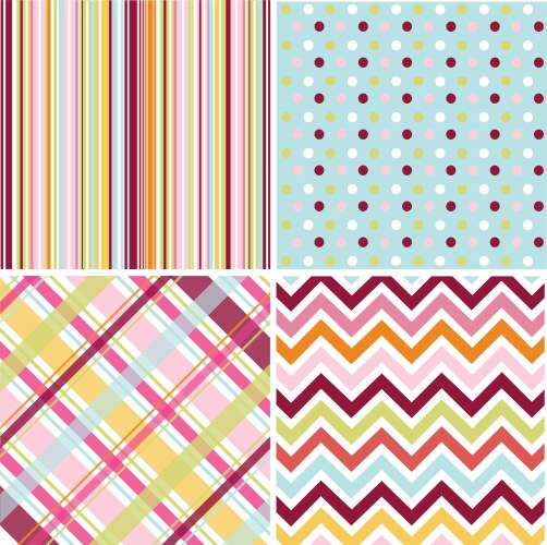 Patchwork textile texture seamless clothes pattern