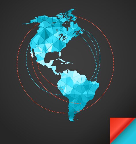 World map infographic template Royalty Free Vector Image