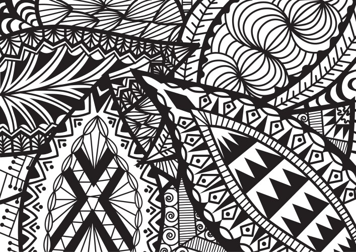 Tribal ethnic background Royalty Free Vector Image