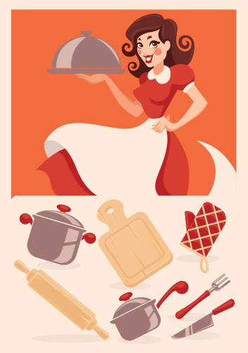 Kitchen professionals Royalty Free Vector Image