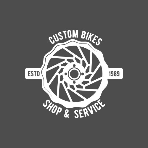 Bicycle retro badge Vector Image