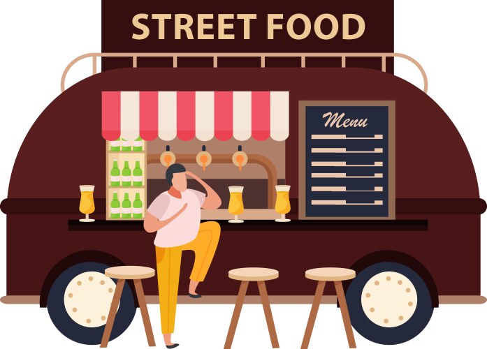 Small business store shop design restaurants Vector Image
