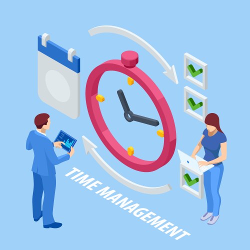 Salary time concept Royalty Free Vector Image - VectorStock